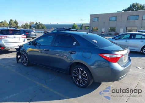 2014 Toyota Corolla S Plus from USA, damaged, VIN 5YFBURHE0EP084254